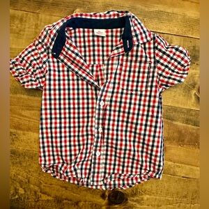 Celebrate! - Patriotic Button Down - Size 5T